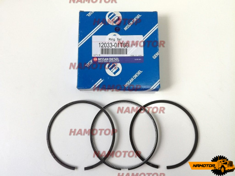 Кольца поршневые NISSAN FD35T 12033-01T60. 1203301T60. (3-2-4mm) STD 